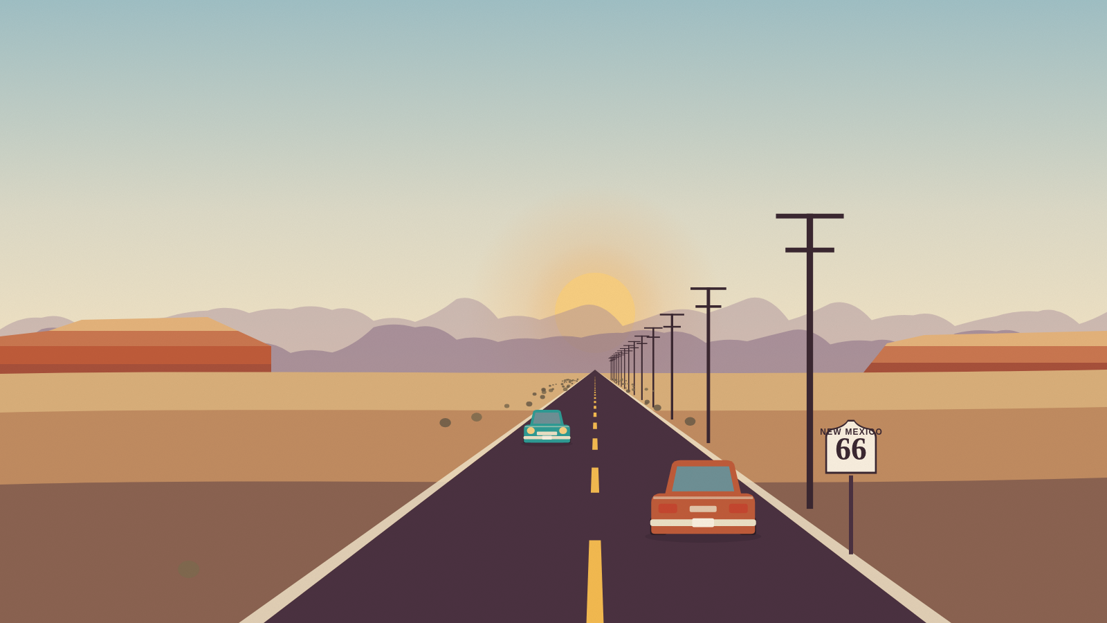 The road that left town