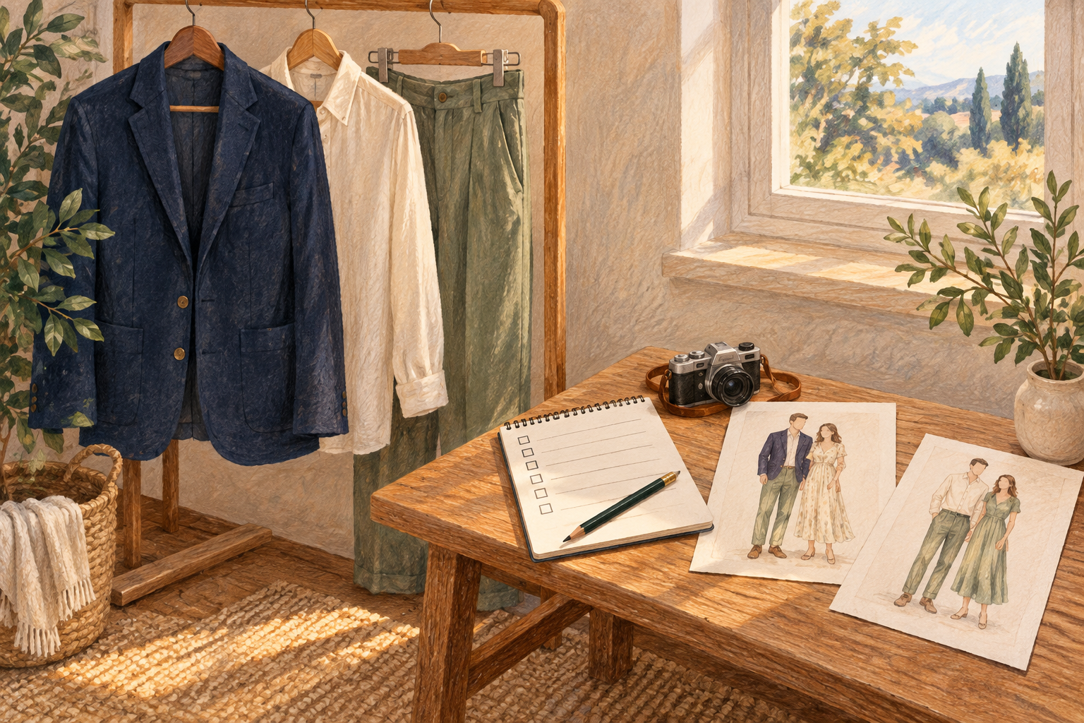 How to Plan a Portrait Outfit Without Buying Anything New